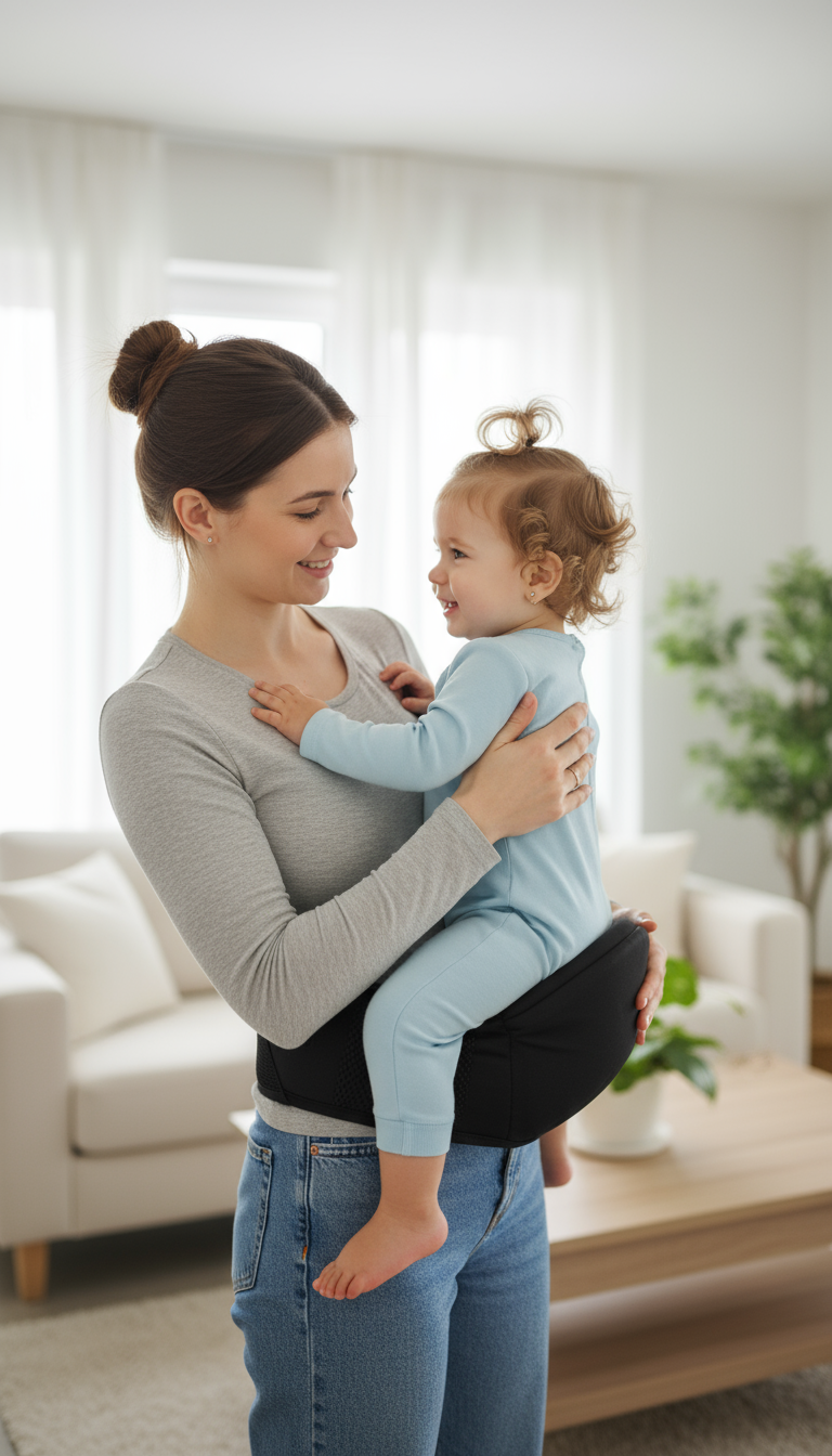 Ергономична седалка за бебе