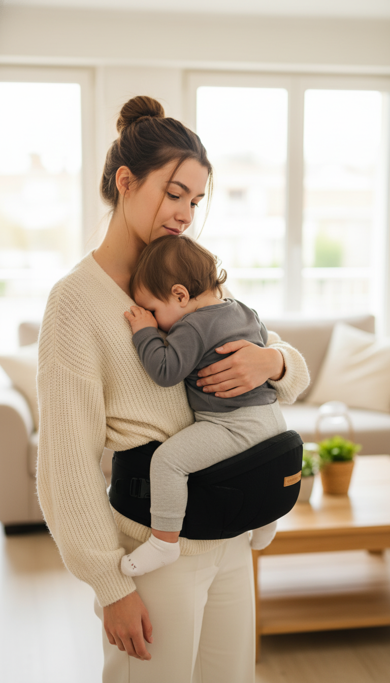 Ергономична седалка за бебе